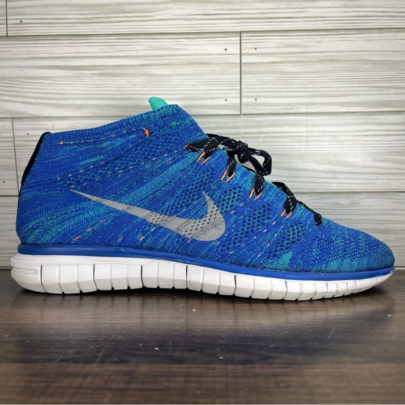 Nike Fee FlyKnit Chukka Game Royal Men’s Blue Shoes - Men’s Size 10.5 - Picture 1 of 9